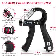 Adjustable Exerciser Hand Gripper with Counter - Trusticart Store