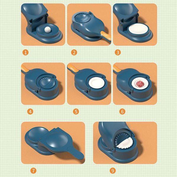 "2-in-1 Dumpling & Samosa Maker - Trusticart Store