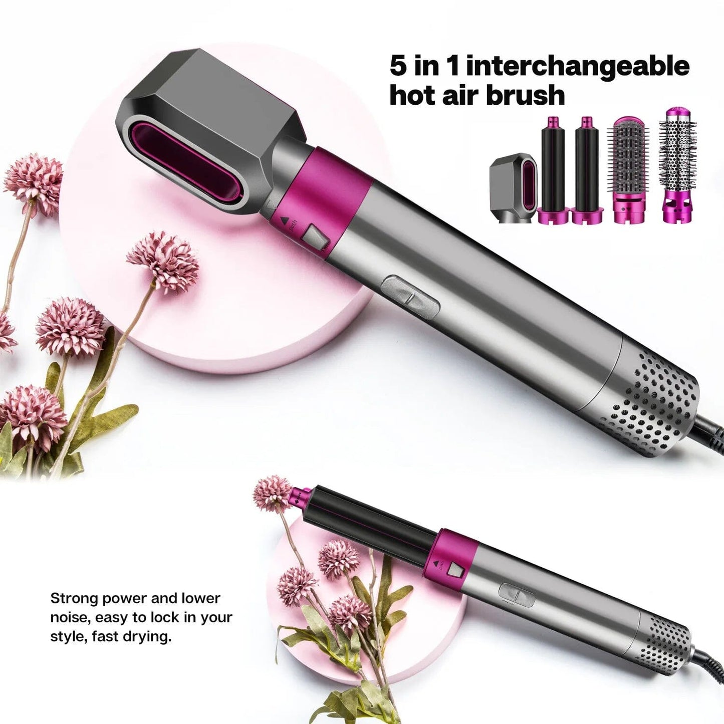 5-in-1 Professional Hair Dryer Brush Set ā Styling & Drying Tool - Trusticart Store