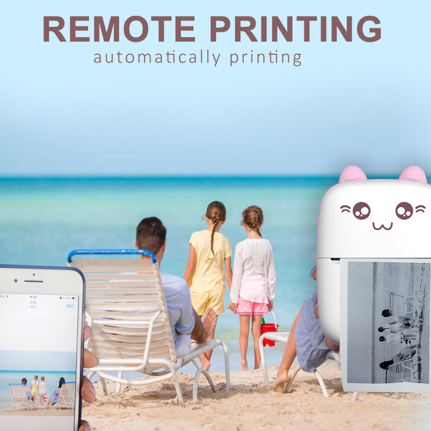 Mini Bluetooth Printer – Pocket Thermal Label & Sticker Maker - Trusticart Store