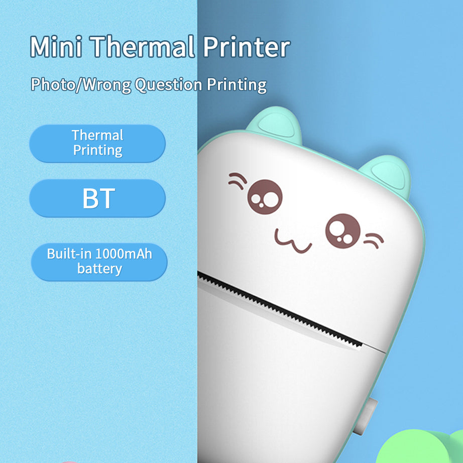 Mini Bluetooth Printer – Pocket Thermal Label & Sticker Maker - Trusticart Store