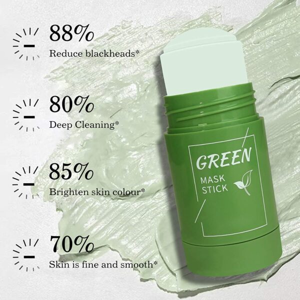 Green Tea Cleansing Mask Purifying Clay Stick - Trusticart Store