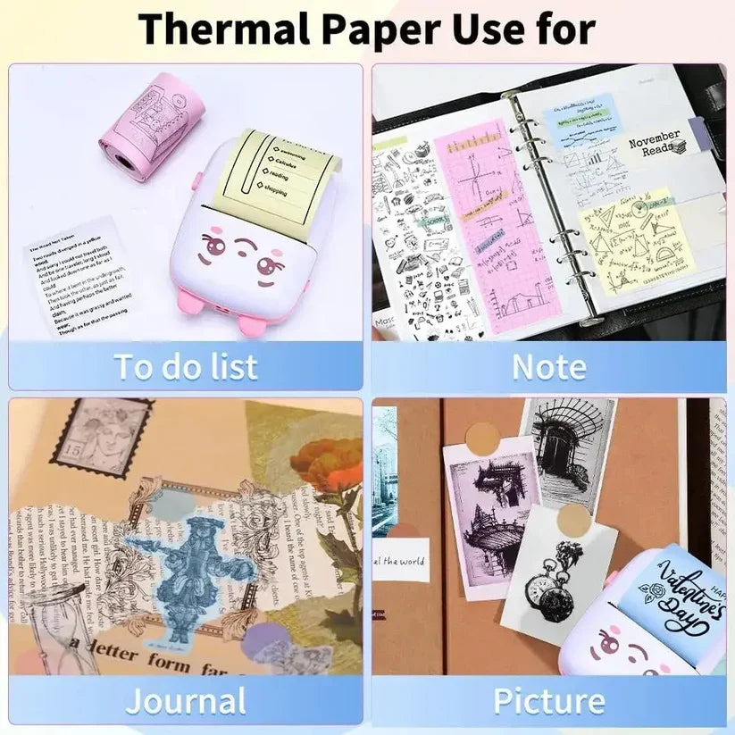 Mini Bluetooth Printer – Pocket Thermal Label & Sticker Maker - Trusticart Store