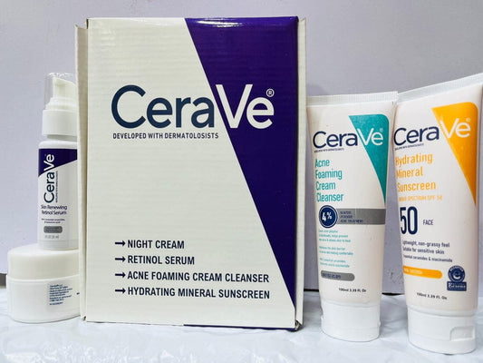 CeraVe 4-in-1 Night Cream Kit – Hydrating & Repairing Skincare - Trusticart Store