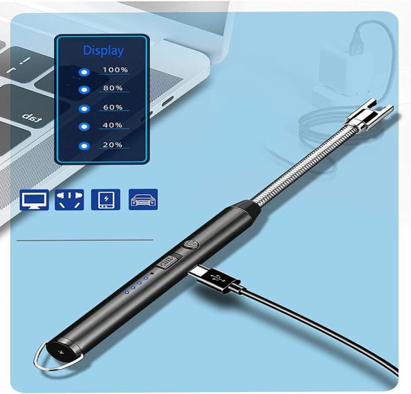 360° Arc Lighter | USB Rechargeable, Windproof & Flameless - Trusticart Store