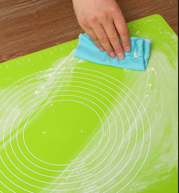 Silicone Baking & Roti Rolling Mat with Measurements – Non-Stick, Reusable, Easy to Clean - Trusticart Store