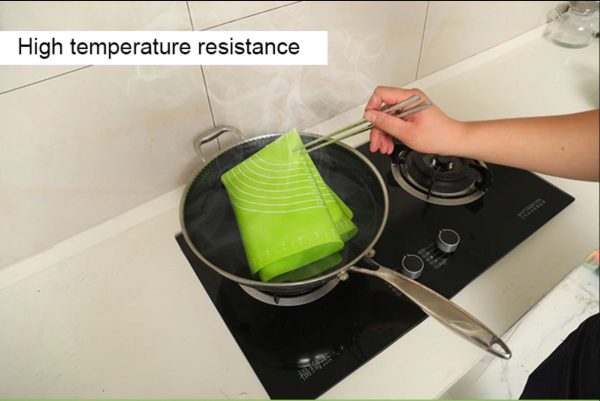 Silicone Baking & Roti Rolling Mat with Measurements – Non-Stick, Reusable, Easy to Clean - Trusticart Store