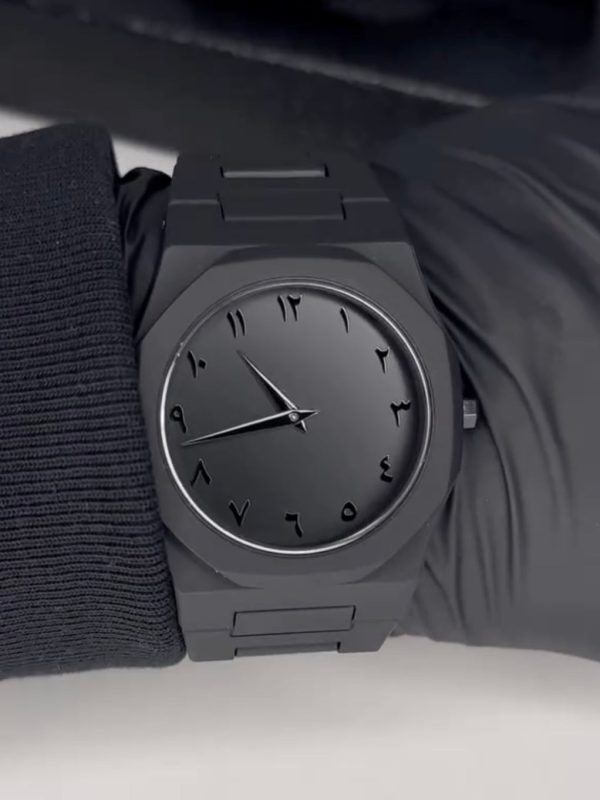 Black Aura Quartz Watch – Lightweight & Premium Finish - Trusticart Store