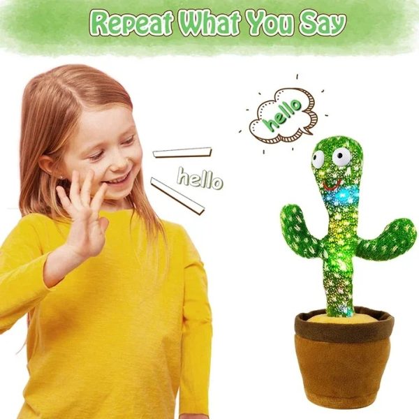 Rechargeable Cactus Toy – Fun & Interactive LED Plant - Trusticart Store