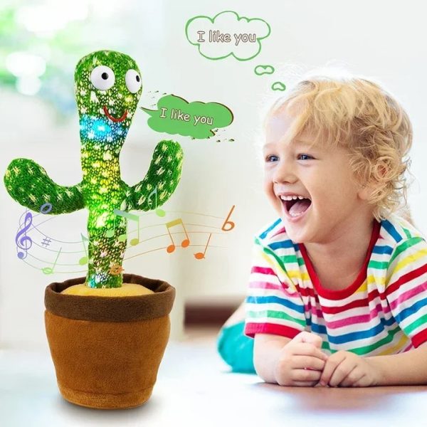 Rechargeable Cactus Toy – Fun & Interactive LED Plant - Trusticart Store
