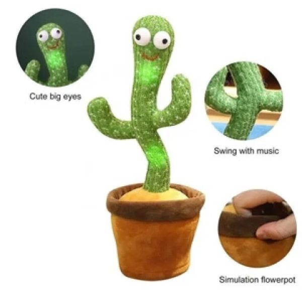 Rechargeable Cactus Toy – Fun & Interactive LED Plant - Trusticart Store