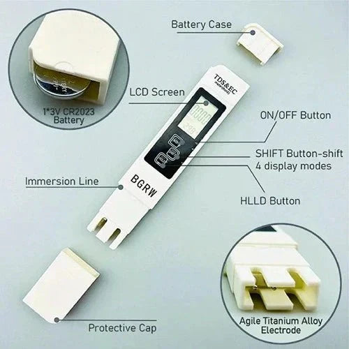 IMPORTED TDS Meter Water Quality Testing Pen - Trusticart Store