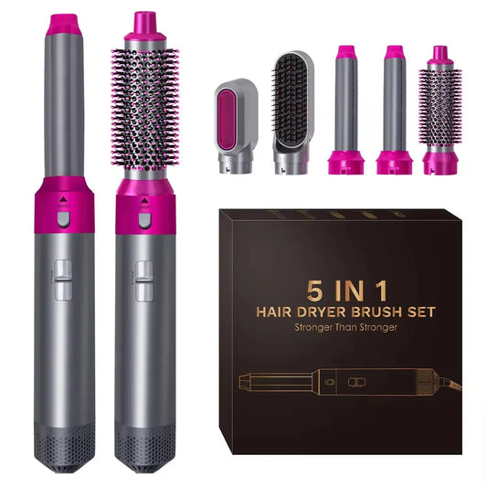 5-in-1 Professional Hair Dryer Brush Set – Styling & Drying Tool - Trusticart Store