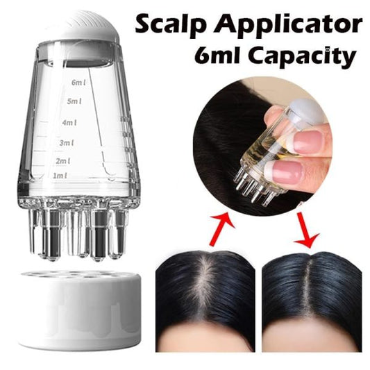 Mini Liquid Scalp Oil Applicator – 6ml Hair Growth & Massage Comb - Trusticart Store