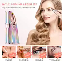 2 in 1 Electric Eyebrow Trimmer & Hair Shaver