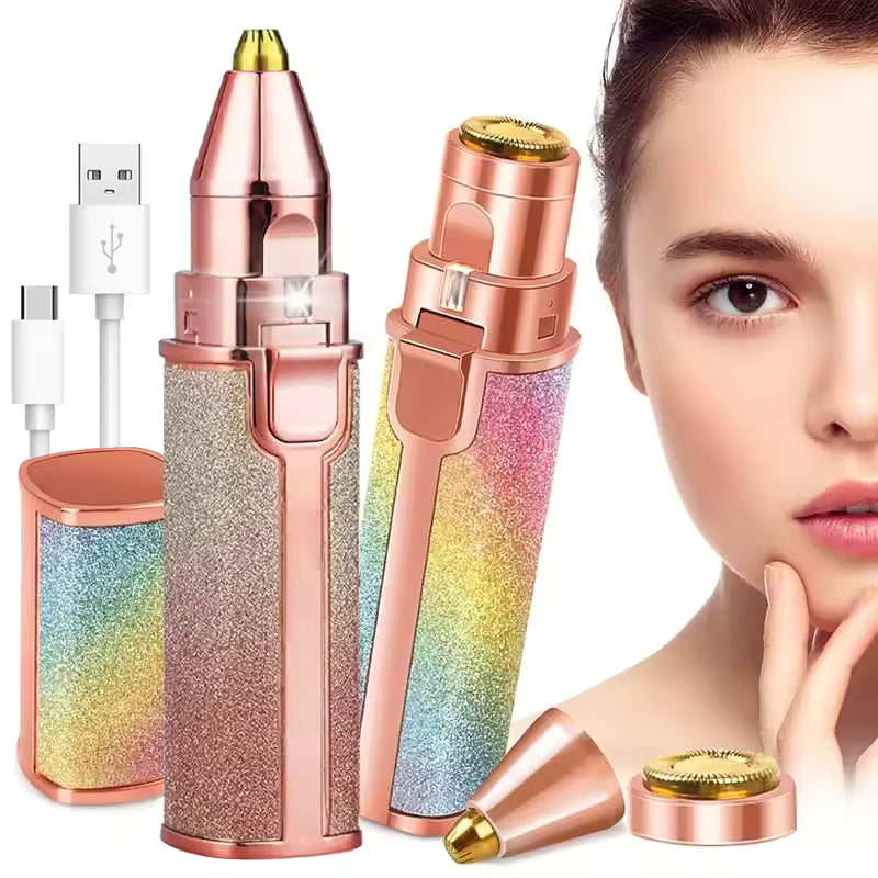 2 in 1 Electric Eyebrow Trimmer & Hair Shaver
