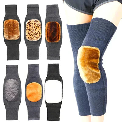 Thermal Cashmere Wool Knee Protectors – Random Color - Trusticart Store