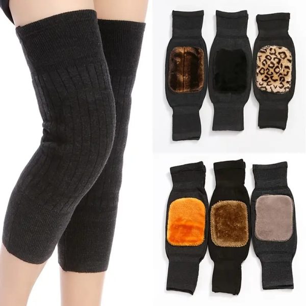 Thermal Cashmere Wool Knee Protectors – Random Color - Trusticart Store