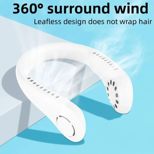 Vaneless Neck Fan – Wearable & USB Rechargeable - Trusticart Store