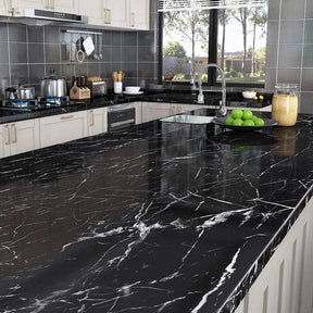 Black Imitation Marble Tile Sheet Size 60x200cm Buy 2 Get One Free - SynoMin Online Store