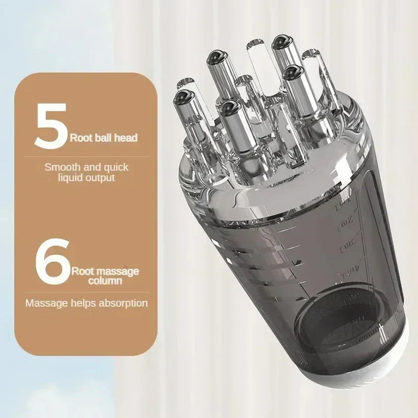 Mini Liquid Scalp Oil Applicator – 6ml Hair Growth & Massage Comb - Trusticart Store