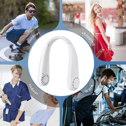 Vaneless Neck Fan – Wearable & USB Rechargeable - Trusticart Store
