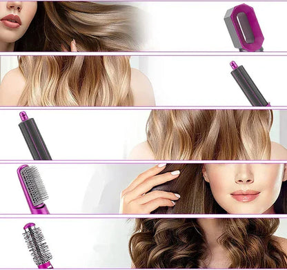 5-in-1 Professional Hair Dryer Brush Set – Styling & Drying Tool - Trusticart Store