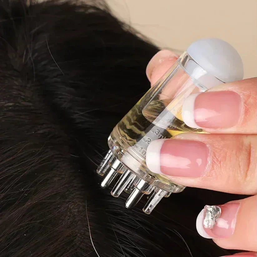 Mini Liquid Scalp Oil Applicator – 6ml Hair Growth & Massage Comb - Trusticart Store