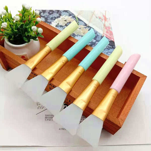 Pack of 5 Soft Silicone Mask Brushes Foundation - Trusticart Store