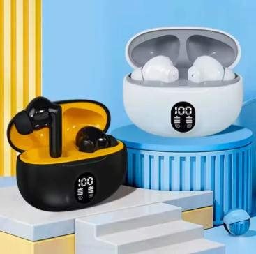 TWS Earbuds – ENC Noise Cancel, HiFi, BT 5.3, LED Display