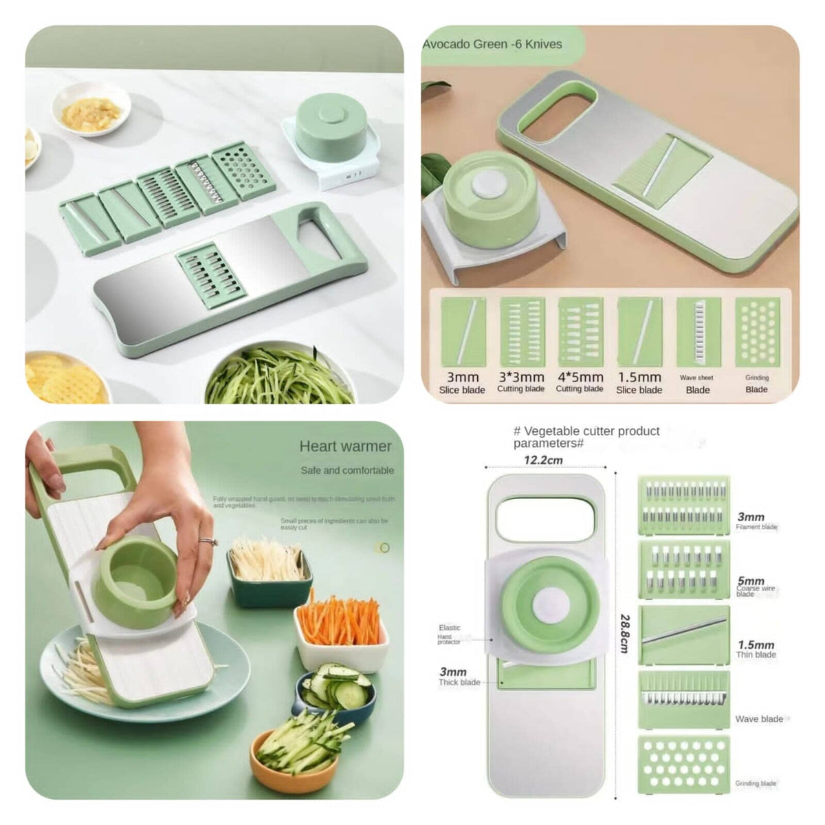 5-in-1 Multifunction Vegetable Slicer & Cutter – Easy & Fast Food Prep - SynoMin Online Store