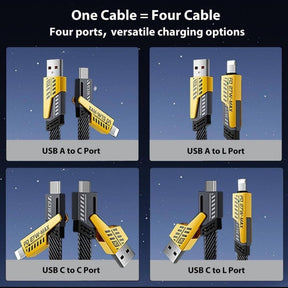 4-in-1 Multi USB Fast Charging Cable