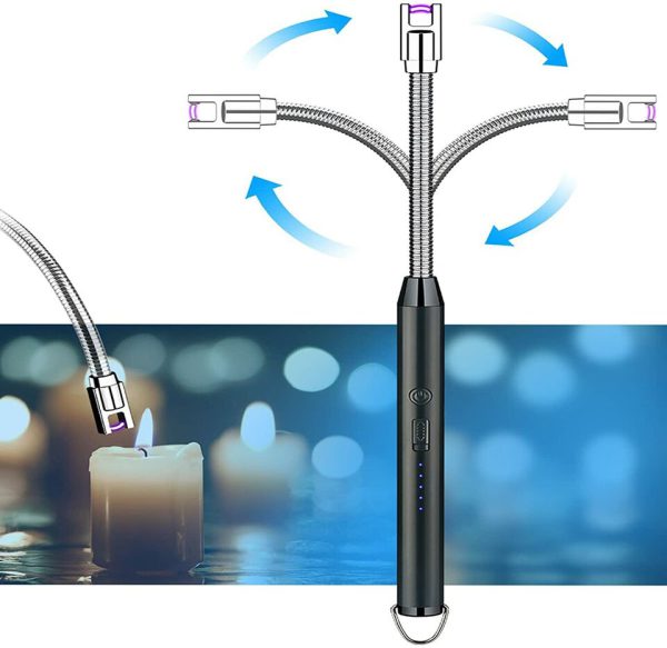 360° Arc Lighter | USB Rechargeable, Windproof & Flameless - SynoMin Online Store