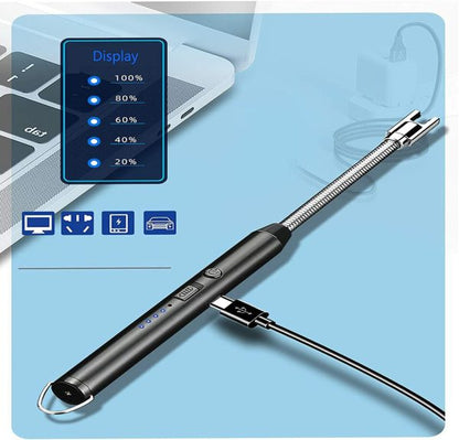 360° Arc Lighter | USB Rechargeable, Windproof & Flameless - Trusticart Store