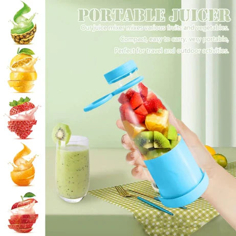 Mini Portable Rechargeable Blender 420ml Electric Fruit Juicer Mixer