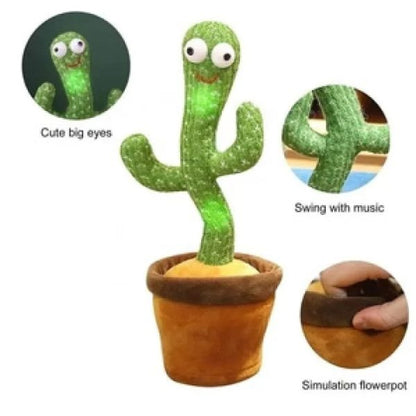 Rechargeable Cactus Toy – Fun & Interactive LED Plant - Trusticart Store