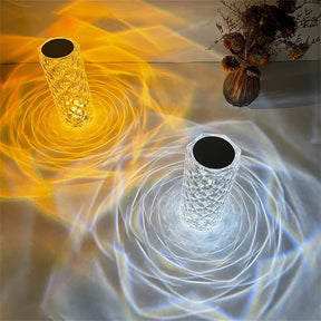 Diamond Crystal Lamp 16 Colors, Touch & Remote LED Rechargeable Table Lamp
