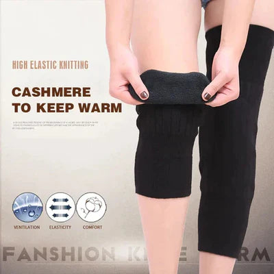 Thermal Cashmere Wool Knee Protectors – Random Color - Trusticart Store