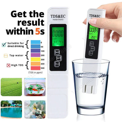 IMPORTED TDS Meter Water Quality Testing Pen - Trusticart Store