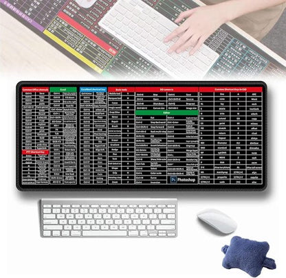 Shortcut Keyboard Mat – Compatible with Office, PS, CAD, AI, Excel, PPT, CDR – Ergonomic Desk Mat - Free Delivery - Trusticart Store