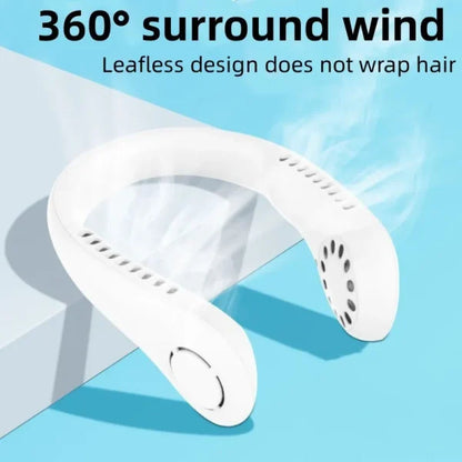 Vaneless Neck Fan – Wearable & USB Rechargeable - Trusticart Store