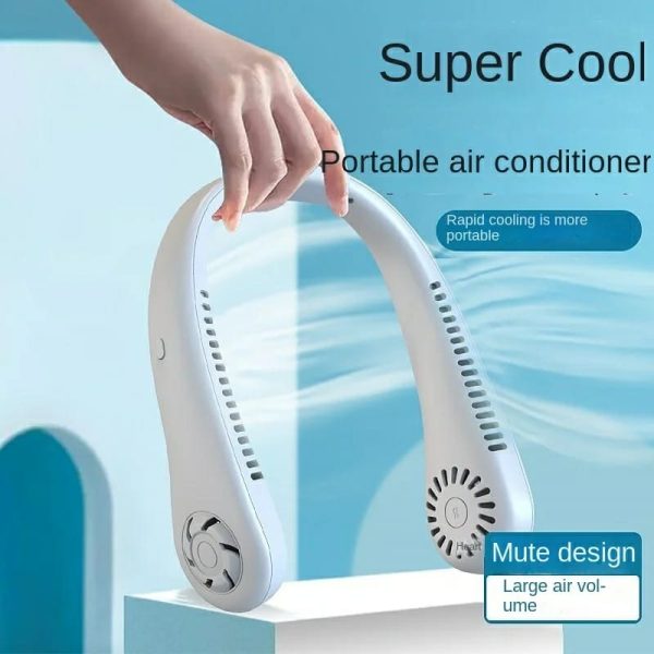 Vaneless Neck Fan – Wearable & USB Rechargeable - Trusticart Store